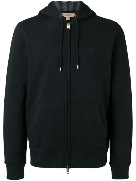 men burberry zip up|Cashmere Zip Hoodie in Black .